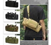 Shein Bolsa de cintura impermeable y duradera para deportes al aire libre, pesca, fotografía y cámara, bolsa táctica multifuncional para herramientas, mochi