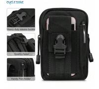 Shein Bolsa de cinturón de teléfono resistente, bolso táctico de cintura camuflado, riñonera deportiva multifuncional para almacenamiento al aire libre