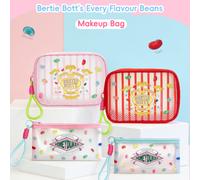 Shein Bolsa de cosméticos para damas de Harry Potter, bolsa de almacenamiento de Caramelos Bertie Bott's de todos los sabores, bolsa transparente de estilo