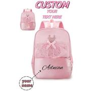 Shein Bolsa de danza personalizada, se puede imprimir con un nombre personalizado o saludos festivos. Personaliza tu propia mochila. Mochila casual de moda