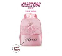 Shein Bolsa de danza personalizada, se puede imprimir con un nombre personalizado o saludos festivos. Personaliza tu propia mochila. Mochila casual de moda