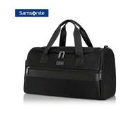Shein Bolsa de lona plegable ultraligera TR1 | Bolso de hombro doble para viajes y fitness | Gran capacidad de almacenamiento en negro