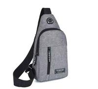 Shein Bolsa de pecho mini, mochila de moda masculina de tela Oxford, bolso bandolero casual estilo coreano impermeable, bolso pequeño para hombre, bolso de