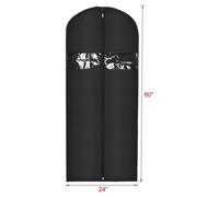 Shein Bolsa de polvo para prendas, percha de ropa, bolsa de vestido para mujer, bolsa de almacenamiento a prueba de polvo para vestidos, bolsa de traje para