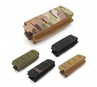 Shein Bolsa de revista de 9 mm con corte láser Molle para 17 M9 Bolsa de revista única Bolsa de linterna Funda de cuchillo Equipo de caza Regalos divertidos