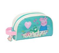 Shein Bolsa de tocador adaptable y espaciosa con flores bonitas | Bolsa de tocador con asa ajustable y versátil, ideal para uso diario y viajes ⚫ Envío grat