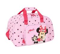 Shein Bolsa Deporte Minnie Mouse "Naive" Diseño Ligero y Espacioso | Bolsa Deporte con Varios Compartimentos y Fácil de Transportar, Ideal para Gimnasio, Vi