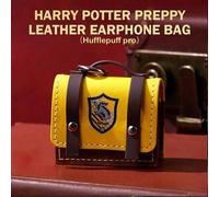 Shein Bolsa para auriculares de la serie Harry Potter, estilo universitario, Hufflepuff Pro (1 unidad)