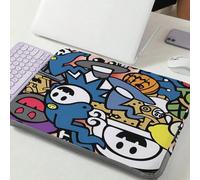 Shein Bolsa para portátil con estampado de graffiti de dibujos animados, funda para portátil, accesorios, bolsa suave para portátil, funda suave para portát