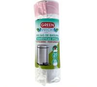 Shein Bolsas de basura perfumadas con cordón, varios rollos, engrosadas y a prueba de fugas, sin manos sucias, fáciles de empacar, para uso doméstico y come