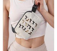 Shein Bolso bandolera con estampado de flamenco, una bolsa de cintura deportiva neutra adecuada para viajes, senderismo y yoga, y un bolso de pecho ligero y
