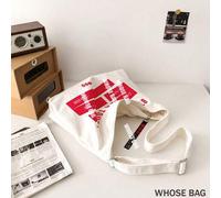 Shein Bolso bandolera/de hombro Preppy B-TS, ARIRANG B-TS 2026 World Tour, impresión a doble cara, BT21, patrón de letras, bolso tote de gran capacidad refo