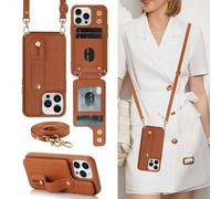Shein Bolso Bandolera de Moda Funda de Teléfono de Cuero Sintético Compatible con iPhone 18 17e Air 16e 15 14 13 Pro Max Plus S26 S25 Edge S24 Ultra A37 A57