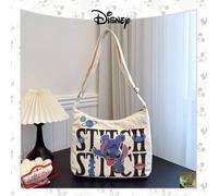 Shein Bolso bandolera de mujer diseño del personaje Stitch de Disney - Bolso de lona de gran capacidad con correa ajustable - Perfecto para damas/chicas/est