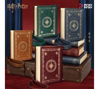 Shein Bolso Bandolera Harry Potter para Niñas - Bolso Tipo Satchel Preppy, Bolso con Cremallera Estilo Retro para Regalo de Navidad, Halloween, Cumpleaños y