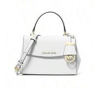 Shein Bolso bandolera mini de cuero de vaca de un solo hombro MICHAEL KORS MK Ava de unicolor con letras para mujer 32F5GAVC1L-CRIMSON