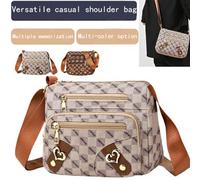Shein Bolso bandolera minimalista para hombres con orificio para auriculares, impermeable, bolso de cintura, bolso lateral, bolso de cadera, bolso multifunc