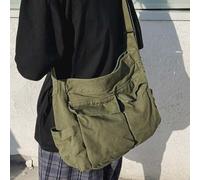Shein Bolso bandolera multifuncional para estudiantes de secundaria, universitarios de primer año, hombres minimalistas, bolso de mensajero informal, mochil