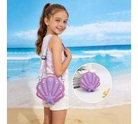 Shein Bolso bandolera pequeño y lindo con forma de concha - Correa ajustable, ligero y duradero, adecuado para gente joven - Regalo perfecto para vacaciones