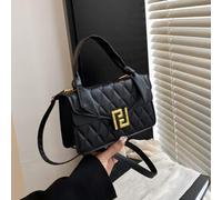 Shein Bolso cuadrado con solapa de mujer de moda, bolso versátil, bolso de hombro cruzado con decoración de metal, último estilo 2025