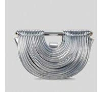 Shein Bolso de bambú tejido a mano para mujer, bolso de fideos, moderno y personal, con un toque de alta calidad, ideal para cenas o ocasiones formales. Com