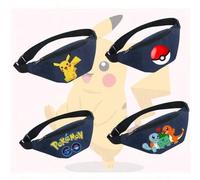 Shein Bolso de cintura con estampado de Pikachu de Pokemon para mujer, gran capacidad, billetera creativa de moda para deportes al aire libre, almacenamient