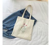 Shein Bolso de compras con estampado floral, bolso escolar para graduados, adolescentes, estudiantes de primer, segundo, tercer y cuarto año de universidad,
