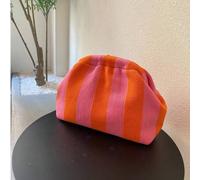 Shein Bolso de embrague a rayas con estilo de retazos vintage, clásico estilo vacacional, necesidades de playa, artículos esenciales de playa, cosas de play