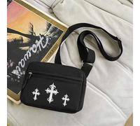 Shein Bolso de hombro, bolso de mensajero, bolso cuadrado pequeño, bolso cruzado pequeño minimalista de unicolor de moda para hombres, bolso bandolera de na