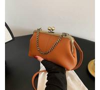 Shein Bolso de hombro de estilo bohemio, unicolor y retro con patrón de lichis. Bolso cruzado y de mano para vestido de noche para mujer. Bolso plegado de m