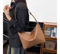 Shein Bolso de hombro en forma de media luna, diseño de nicho elegante y minimalista, bolso transversal de unicolor de moda para ir al trabajo 2025