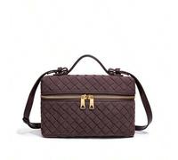 Shein Bolso de hombro para mujer, pequeño bolso cuadrado multifuncional hecho a mano, regalo perfecto para hijas, novias, madres, maestras y enfermeras.