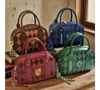 Shein Bolso de hombro tipo tote cruzado para mujer - Bolso con cremallera de las casas Gryffindor y Slytherin de Hogwarts, bolso de mano para ir a trabajar,