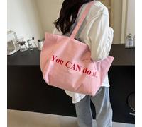 Shein Bolso de lona a rayas de doble cara, es ligero y fácil de llevar, adecuado tanto para ocasiones de negocios como casuales, así como para compras senci