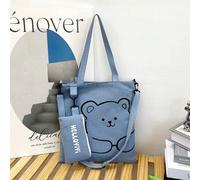 Shein Bolso de lona para estudiantes de escuela primaria y secundaria, bolso multifuncional para clases particulares, bolso de hombro o bandolera, bolso esc