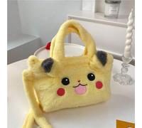 Shein Bolso de mano, bolso bento, bolso de hombro versátil y bandolera con diseño de Pikachu, el Pokémon amarillo