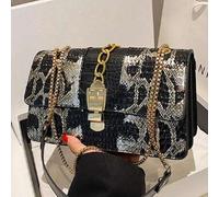 Shein Bolso de mano con estampado de serpiente y cocodrilo de moda de 1 pieza (11.23 in * 6.29 in * 4.33 in), precioso bolso de hombro con estampado de coco