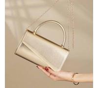 Shein Bolso de mano elegante y brillante, lleno de encanto, lujo discreto, bolso de noche exquisito para mujer, bolso de hombro con cadena de moda, combinac
