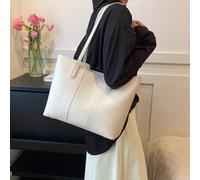 Shein Bolso de mano grande de unicolor para mujer, bolso de hombro, bolso de compras, para ir de compras en centros comerciales de Arabia Saudí, para viajar