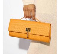 Shein Bolso de mano para mujer, bolso trenzado, elegante, versátil, clásico, dorado, para uso clásico, para ir al trabajo, la oficina, citas, diario, compra
