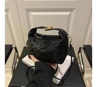 Shein Bolso de mujer tejido de alta gama francés 2025, bolso tipo dumpling occidental, bolso de textura de nicho para ir al trabajo, bolso de mano versátil