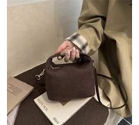 Shein Bolso de mujer tejido de alta gama francés 2025, bolso tipo dumpling occidental, bolso de textura de nicho para ir al trabajo, bolso de mano versátil