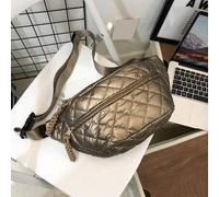 Shein Bolso de pecho acolchado de moda - Bolso bandolera multifuncional con múltiples compartimentos, correa ajustable y diseño de - Ideal como regalo de Na