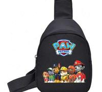 Shein Bolso de pecho infantil del equipo Wangwang con detalles de la Patrulla Canina, liviano y sencillo, bolso de hombro diagonal para niños y niñas