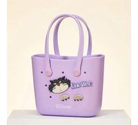 Shein Bolso de playa grande con capacidad de viaje, diseño decorativo de regalo lindo para niña, estilo de dibujos animados de Disney dibujos animados Cave