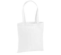 Shein Bolso de tela de algodón premium (Blanco)