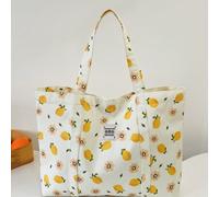 Shein Bolso de tela estampado, casual, de compras, de hombro, de viaje, de hombro grande, nueva bolsa de verano, bolsa de viaje para mamá, bolso de punto mi