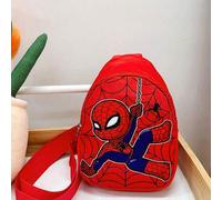 Shein Bolso infantil de Marvel Spider-Man para niños y niñas, monedero de moda con diseño de dibujos animados, bolso bandolera casual para exterior, mochila