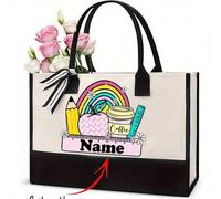 Shein Bolso personalizado para maestros, bolso personalizado para maestros, bolso de agradecimiento para maestros, regalo para maestras, regalo de maestros,
