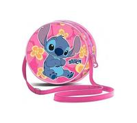 Shein Bolso Redondo Unisex Kids, Rosa Lilo y Stitch Disney 7x18,5x18,5cm Bolsos y Bandoleras Producto Oficial ✔Entrega 24/48h en España ( Peninsula )